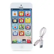 Phone Child Interactive My First Cellphone Play Learn Touch Screen LED Lights Educational Pretend Toy 8 Functions Christmas Gift