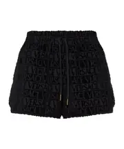 Elastic waist shorts XL black