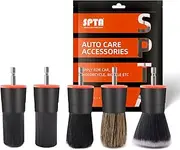 SPTA Hair Drill Brush Attachment - 5 Pcs Mixed Drill Brush Head Set, Auto Detail Car Detail Brush for Cleaning Interior or Exterior
