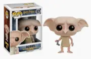 NEW FUNKO POP! MOVIES HARRY POTTER DOBBY #17 WITH NEW ECOTEK POP PROTECTOR MINT