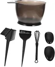 WRITWAA 1 Set Hair Dyeing Kit with Mixing Bowl Earmuff Brush Complete Hair Tinting Tools for Home Use Professional Easy Application