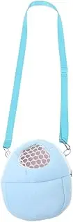 Portable Small Animal Carrier Bag for Hamsters Guinea Pigs Sugar Gliders Breathable Mesh Design with Cozy Lining Adjustable Strap for Travel Outdoor Use