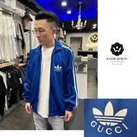 在飛比找蝦皮購物優惠-【𝐆𝐎𝐋𝐃𝐄𝐍 中壢店】GUCCI x ADIDAS 左胸經