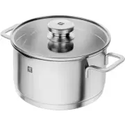 ZWILLING "Pouristic Stew Pot 20cm" Two-handed pot Stainless steel 3-layer bottom