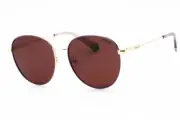 Polaroid Core PLD 6215/S/X 0S9E KL Gold/Violet/Violet Polarized 56-17-145 Sun...