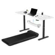 NNEDSZ WalkingPad C2 Treadmill + ErgoDesk Automatic Standing Desk 1800mm in Whit
