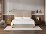 My Style Framed Headboard & Drawer Base - King / Natural / Standard Base