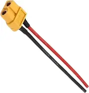 Rc Battery Connector | Prewired Xt60 Connectors 16awg,Male Female Plug Wire Parts Accessories Station Portable for Solar Panel Rv Rc Battery Car