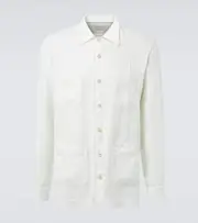 [Brunello Cucinelli] Brunello Cucinelli Linen shirt UK 16,5 white