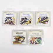 Karen Foster Design Brads~Bars~Macaroni~Primary~Earth Tone~Crafting~Lot of 5~NEW