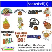 25+ Embroidery Design Sets - Sports ~10+ Designs Per Set - 9 Formats - USB Stick