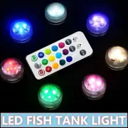 Submersible Bubble LED Fish Tank Light Ball Lamp Underwater Remote Control New