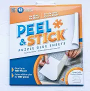 Masterpieces Inc. Jigsaw Puzzle Peel & Stick Sheets, Glue Up To 1000 Pieces!!!