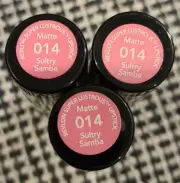 3x Revlon Super Lustrous Lipstick - Matte - 014 Sultry Samba