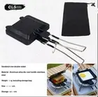 Folding Jaffle Iron for Picnics Outdoor Use Stoves Sandwiched Press.