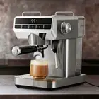 Devanti 20 Bar Digital Coffee Machine Espresso Maker Milk Frother Cappuccino