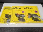 3 NJ Hand Tied 2/0 Hook w/Silver Accent-Beads-Spinner Fluke/Summer Flounder Rig