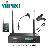 在飛比找PChome24h購物優惠-Mipro ACT-311B+SM32 薩克斯風無線麥克風組