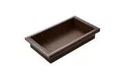 HIGOLD B Series Pull Out Wardrobe Basket - Shallow - Fits 900mm Cabinet - Natural Finish