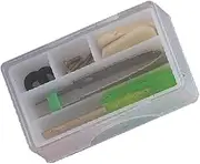 Edward Tools Eyeglass Repair Kit with Screws – 11 Piece Mini Travel Kit with Case – Includes Screwdriver, Tweezer, Nose Pads, Rubber O-Rings, and Screws, Storage Case