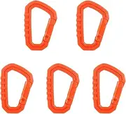 Carabiner Clips, Heavy Duty Hooks, 5pcsD-Ring Key Chain Clip Hook PlasticHook Outdoor Camping Hiking Buckle Snap Climbing Accessories