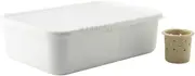 Fuji Hollow NK-401 Enameled Pickles Container, Little Bran Pickled Container, L 1.6 gal (4.4 L)