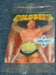 WCW GOLDBERG: 1999 Little Caesars FLICKER Hologram Trading Card NIP Vintage