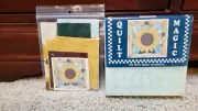 Quilt Magic Mini #541 Mini Sunflower No Sew Wall Hanging Kit Includes Fabric