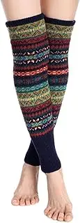 [Generic] Women's over-the-knee socks winter bohemian thickened and lengthened warm over-the-knee socks boot top socks