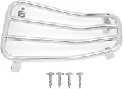 Electroplated Motorcycle Scooter Footrest Luggage Rack Carrier Holder Perfectly Fit for GTS 150 250 300 GTV 2017 2018 2019 2020 2021 2022 with High Strength Steel Material and (Plated)