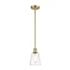 Innovations 392-LED Ellery 1 Light Pendant, S Gold/Clear - 516-1S-SG-G392-LED