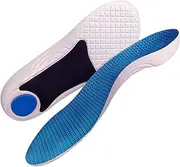 [Generic] Arch Support Shoe Insoles - Orthopedic Shoes Inserts For Flat Feet, Overpronation | High Arch Not Easy To Collapse, Flat Foot Correction, Seven-Point Cushion Massage Insoles, Comfort For Work Boots