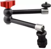 11 Inch Adjustable Articulating Friction Magic Arm Compatible with LCD Monitor,