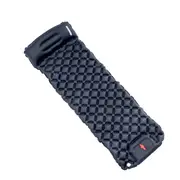 NNEOBA Camping Inflatable Sleeping Pad with Built-in Foot Pump And Pillow Navy Blue
