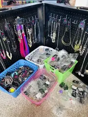 Paparazzi Jewelry Assortment 300 Piece Lot Earrings, Necklaces, Rings, Bracelets
