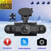 HD 1080P Car DVR Dash Cam 4 Channels Video Recorder G-Sensor Front Rear Camera (for: Volvo)