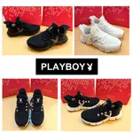 【螃蟹小舖】36-40碼 PLAYBOY 女鞋 3色 寬楦 運動 休閒鞋 輕量 爆米花鞋底 耐磨止滑 Y9631