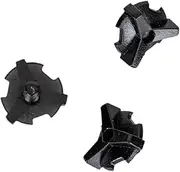 MotiveTech Set of 3 Cycling Helmet Screws for Visor Attachment and Repair, Black