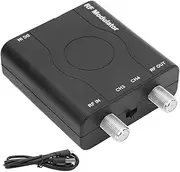 Compatible RF Modulator Adapter RF Modulator Coaxial Converter HD Multimedia Interface to RF Modulator NTSC Black 1Set