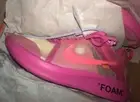 New Size 9.5 Nike Zoom Fly SP x OFF-WHITE Tulip Pink 2018 100% Authentic Shoes