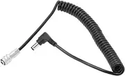 DC 4k 2Pin Spring Power Cable Blackmagic Pocket 4k Camera Replacement Accessory Convenient Sturdy Efficient Suitable Scene Indoor Outdoor