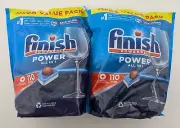 2 x Finish Powerball Dishwashing Tablets Power All In One 110 Tabs NEW