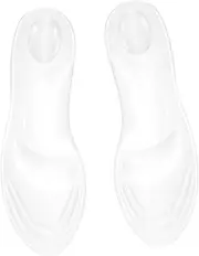 COSMEVIVI 1 Pair High Heels Insoles Clear Gel Inserts for Women Slip and Wear Resistant Cushioning Fit for Sandals Flats Heels Easy to Clean Maintain