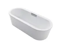 在飛比找Yahoo奇摩購物中心優惠-【麗室衛浴】美國 KOHLER Volute™ 獨立式鑄鐵浴