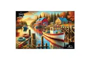 Puzzle Master - Life on a Canal 1000 Piece Puzzle