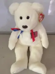 TY Libearty Teddy Bear Beanie Buddies 2000 Stuffed plush