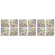 3x 4pc LVD Dolomite/Cork Coasters Spring Floral Home/Kitchen Decor 9.5cm Square