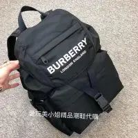 在飛比找Yahoo!奇摩拍賣優惠-Burberry 標語後背包  ❤️