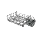 Genuine Asko Dishwasher Bottom Basket Assembly With Cutlery Basket 441257