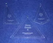 3 Piece "Dizzy Geese" Set - Clear 1/8"